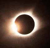 a gif of the solar eclipse's totality